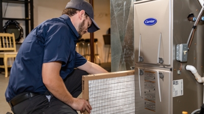 Man on the job Photo