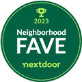 Neighborhood fave nextdoor logo